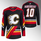 Jonathan Huberdeau Flames 2022 Reverse Retro Black Jersey