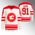 Nazem Kadri Flames Throwback Cream Jersey