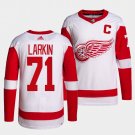 Dylan Larkin Red Wings White Away Jersey