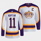 Anze Kopitar Kings 2022 Reverse Retro White Jersey