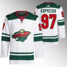 Kirill kaprizov Wild White Away Jersey
