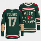 Marcus Foligno Wild 2022 Winter Classic Green Jersey