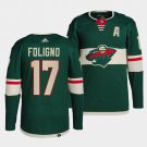 Marcus Foligno Wild Green Home Jersey