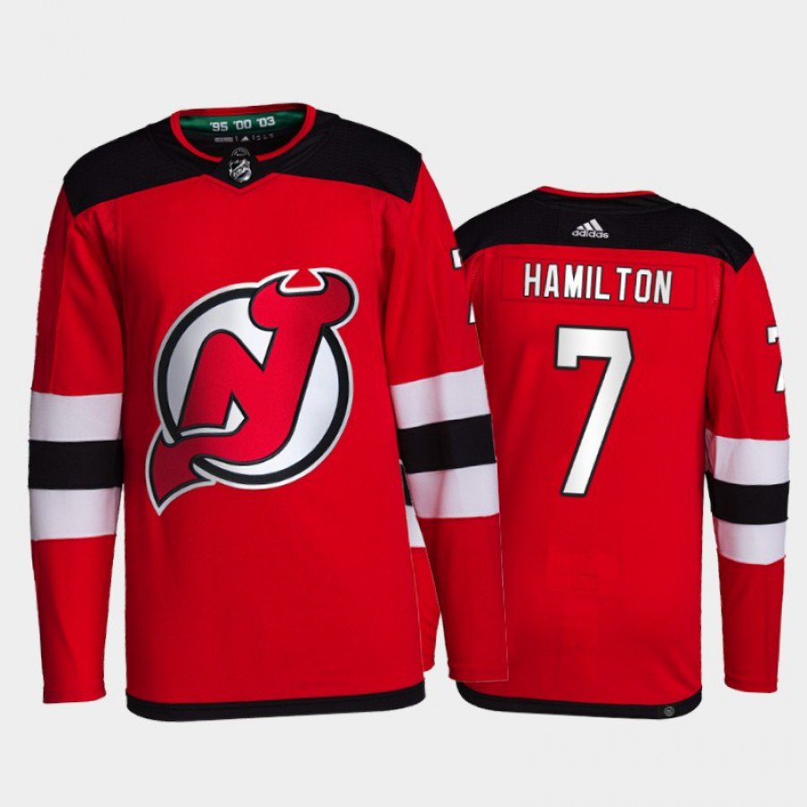 Dougie Hamilton Devils Red Home Jersey