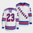 Adam Fox Rangers White Away Jersey