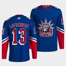 Alexis Lafreniere Rangers 2022 Reverse Retro Royal Jersey