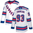 Mika Zibanejad Rangers White Away Jersey