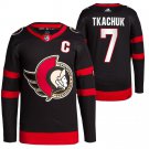 Brady Tkachuk Senators Home Black Jersey