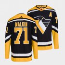 Evgeni Malkin Penguins 2022 Reverse Retro Black Jersey