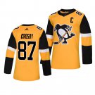 Sidney Crosby Penguins Gold Alternate Jersey