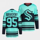Andre Burakovsky Kraken 2022 Reverse Retro Blue Jersey