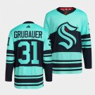 Philipp Grubauer Kraken 2022 Reverse Retro Blue Jersey