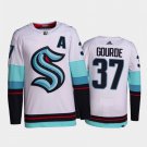 Yanni Gourde Kraken Away White Jersey