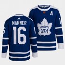 Mitch Marner Maple Leafs 2022 Reverse Retro Blue Jersey