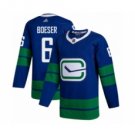 Brock Boeser Canucks Blue Third Jersey