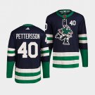 Elias Pettersson Canucks 2022 Reverse Retro Navy Jersey