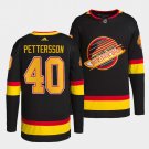 Elias Pettersson Canucks Black Throwback Jersey
