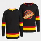 Team Canucks Black Throwback Jersey