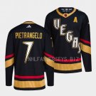 Alex Pietrangelo Golden Knights 2022 Reverse Retro Black Jersey