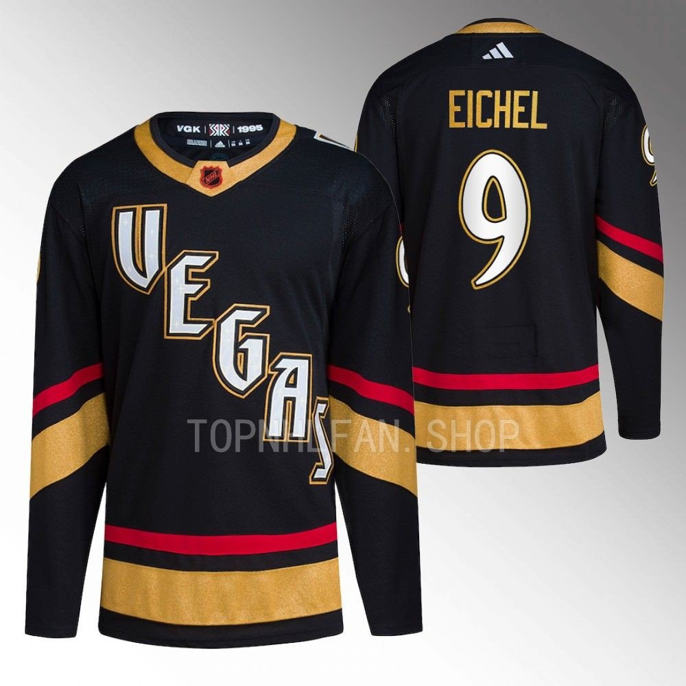 Jack Eichel Golden Knights Reverse Retro 2.0 Black Jersey