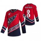 Alexander Ovechkin Capitals 2021 Reverse Retro Red Jersey