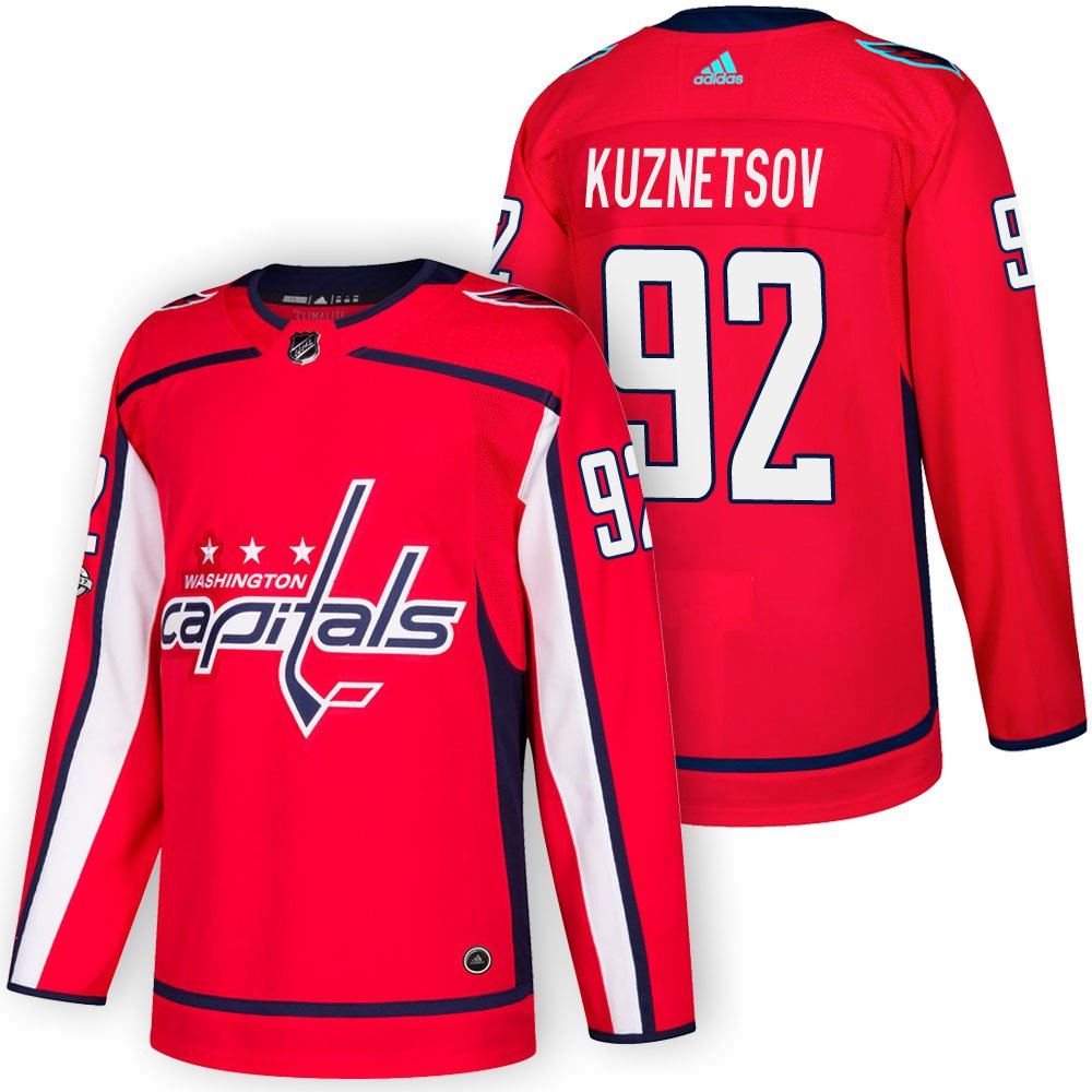Evgeny Kuznetsov Capitals Red Home Jersey