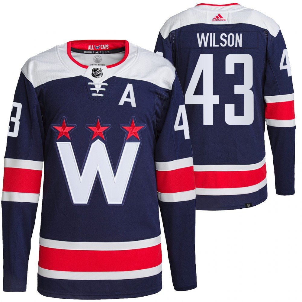 Tom Wilson Capitals Third Navy Jersey