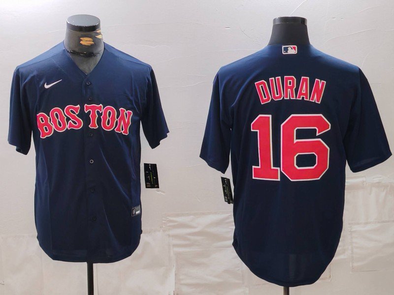 Jarren Duran Red Sox Navy Alternate Replica Jersey