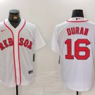 Jarren Duran Red Sox White Home Replica Jersey