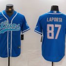 Sam LaPorta Lions Royal Baseball Replica Jersey