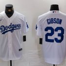 Kirk Gibson Dodgers White Home Replica Jersey
