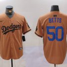 Mookie Betts Dodgers Olive Salute To Service Replica Jersey