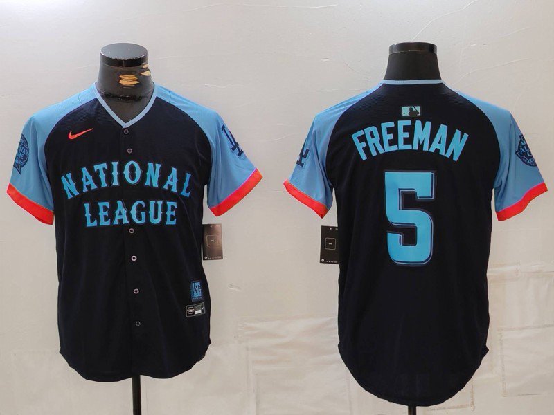 Freddie Freeman League Navy MLB All Star Limited Jerseys