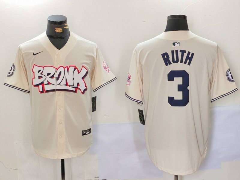 Babe Ruth Yankees The Bronx Graffiti Limited Jersey