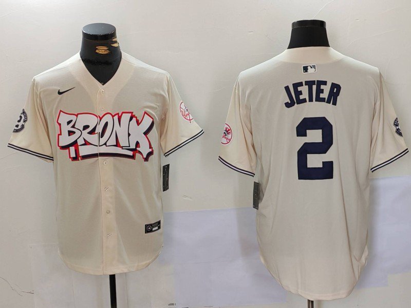 Derek Jeter Yankees The Bronx Graffiti Limited Jersey