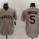Joe DiMaggio Yankees Gray Cooperstown Jersey