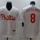 Nick Castellanos Phillies White Home Replica Jersey