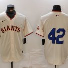 Jackie Robinson Day Giants White Home Limited Jersey