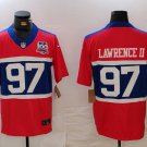Dexter Lawrence II Giants 100th Season Century Red Limited Jersey