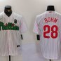Phanatic Alec Bohm Phillies White Replica Jersey