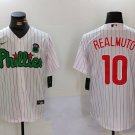 Phanatic JT Realmuto Phillies White Replica Jersey