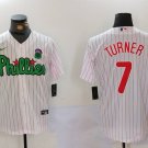 Phanatic Trea Turner Phillies White Replica Jersey