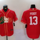 Brock Purdy 49ers Red Mexico Edition Fashion Baseball Jersey