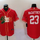 Christian McCaffrey 49ers Red Mexico Edition Fashion Baseball Jersey
