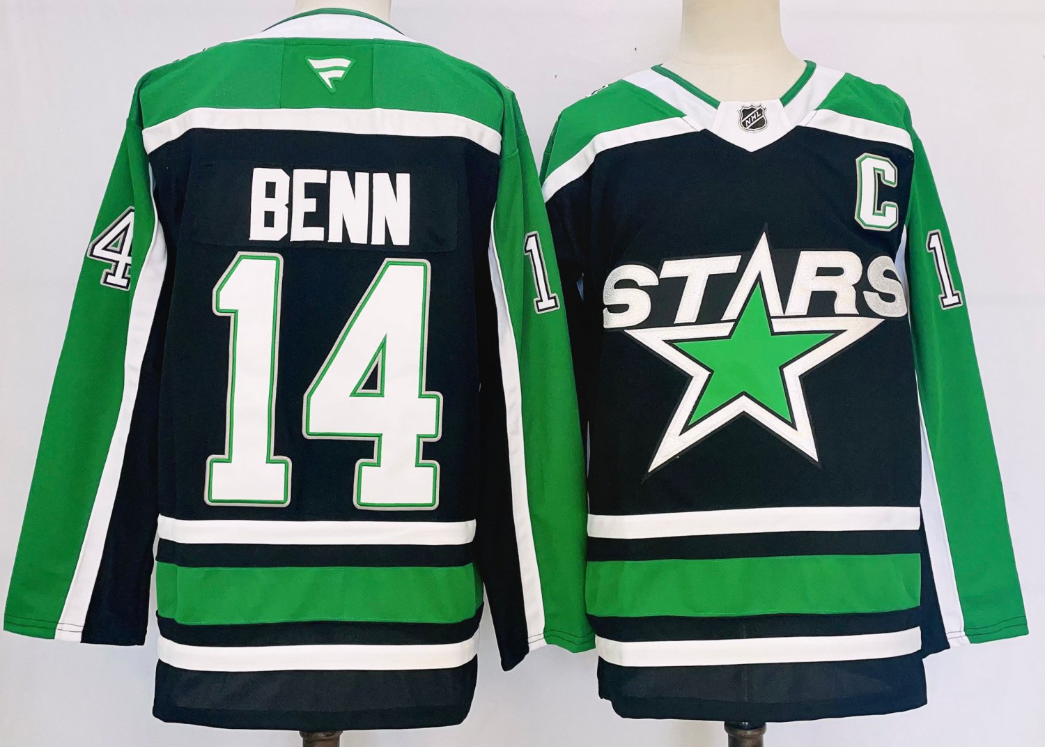 Jamie Benn Stars Reverse Retro Black Breakaway Jersey