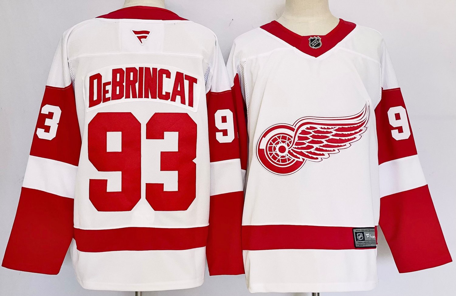 Alex DeBrincat Red Wings White Breakaway Jersey