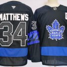 Auston Matthews Maple Leafs Black Breakaway Reversible Jersey