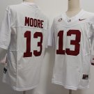 Crimson Tide Malachi Moore White Football Jersey