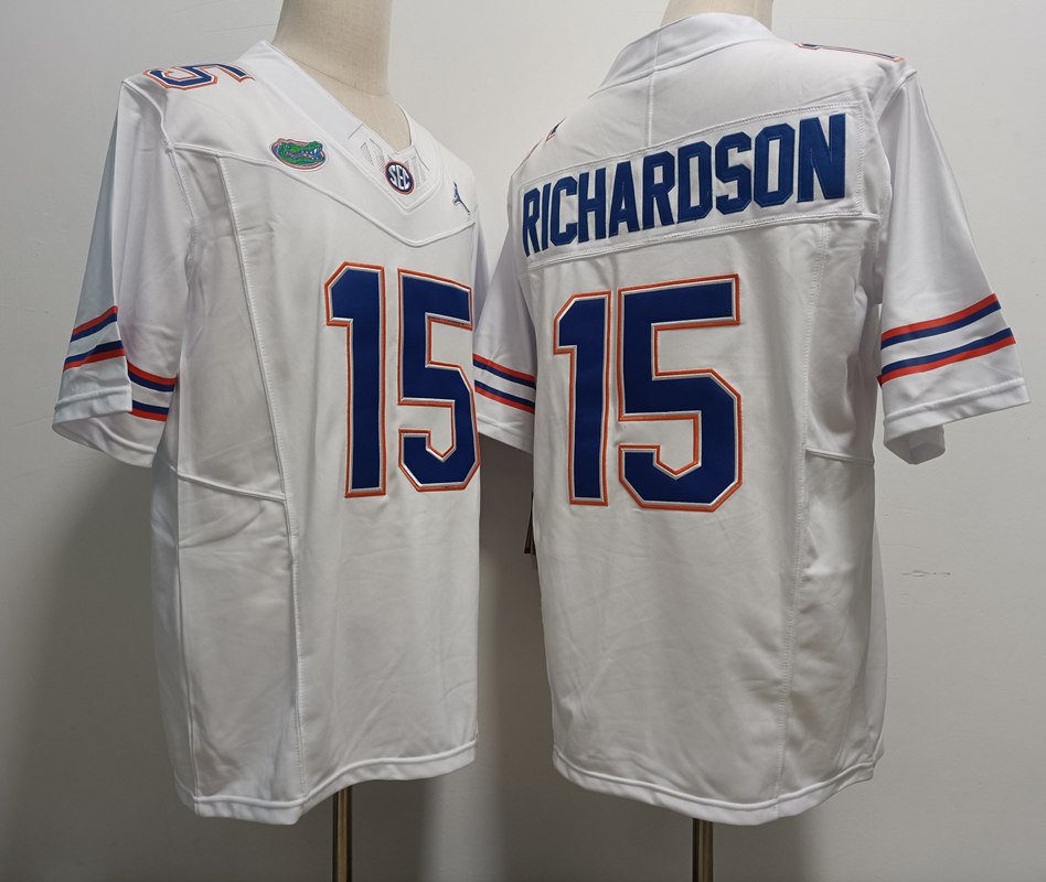 Gators Anthony Richardson White Limited Jersey