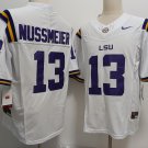 Tigers Garrett Nussmeier White Football Jersey